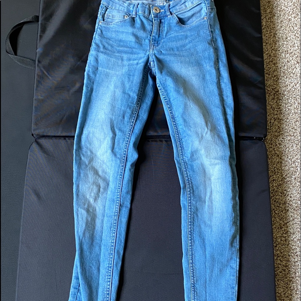 H&M Low-Rise Skinny Jeans Light Blue
